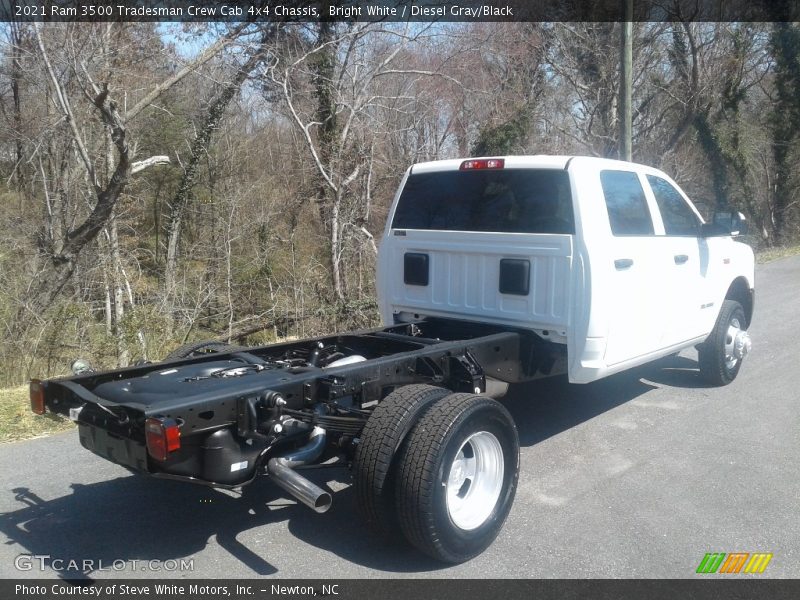 Bright White / Diesel Gray/Black 2021 Ram 3500 Tradesman Crew Cab 4x4 Chassis