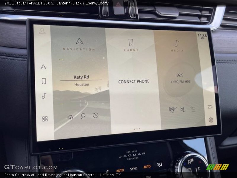 Controls of 2021 F-PACE P250 S