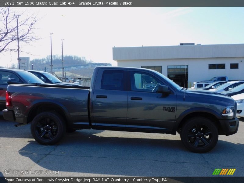 Granite Crystal Metallic / Black 2021 Ram 1500 Classic Quad Cab 4x4