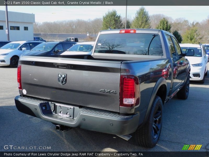 Granite Crystal Metallic / Black 2021 Ram 1500 Classic Quad Cab 4x4