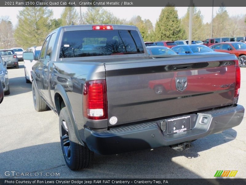 Granite Crystal Metallic / Black 2021 Ram 1500 Classic Quad Cab 4x4