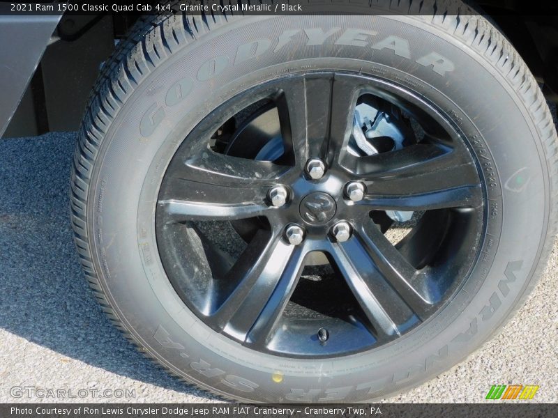 Granite Crystal Metallic / Black 2021 Ram 1500 Classic Quad Cab 4x4