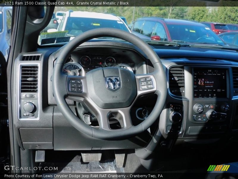 Granite Crystal Metallic / Black 2021 Ram 1500 Classic Quad Cab 4x4