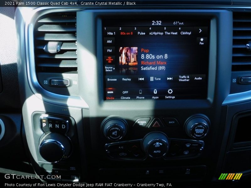 Granite Crystal Metallic / Black 2021 Ram 1500 Classic Quad Cab 4x4
