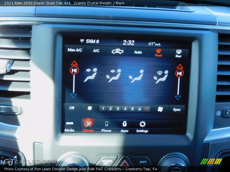 Granite Crystal Metallic / Black 2021 Ram 1500 Classic Quad Cab 4x4