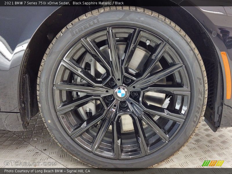 Black Sapphire Metallic / Black 2021 BMW 7 Series 750i xDrive Sedan