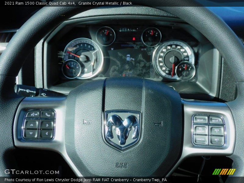 Granite Crystal Metallic / Black 2021 Ram 1500 Classic Quad Cab 4x4