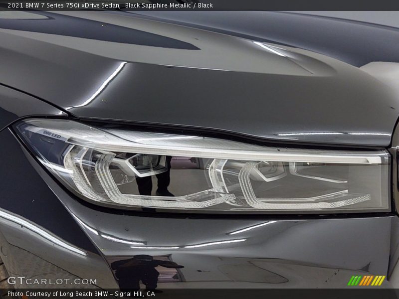 Black Sapphire Metallic / Black 2021 BMW 7 Series 750i xDrive Sedan