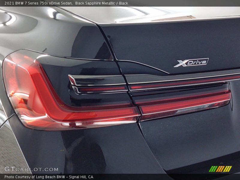Black Sapphire Metallic / Black 2021 BMW 7 Series 750i xDrive Sedan