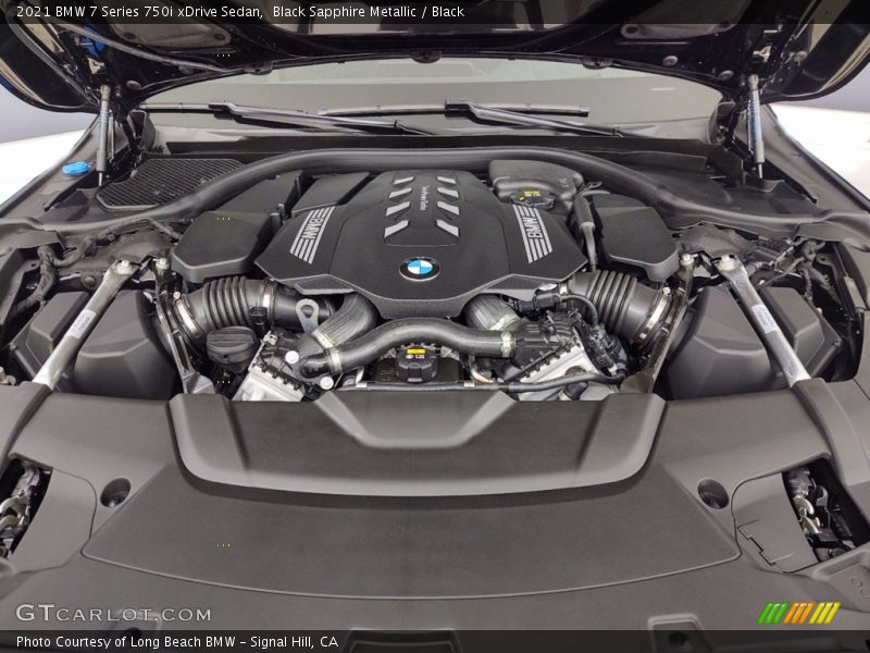 Black Sapphire Metallic / Black 2021 BMW 7 Series 750i xDrive Sedan