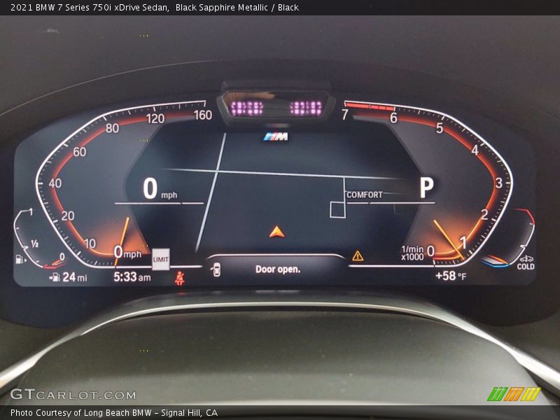 Black Sapphire Metallic / Black 2021 BMW 7 Series 750i xDrive Sedan