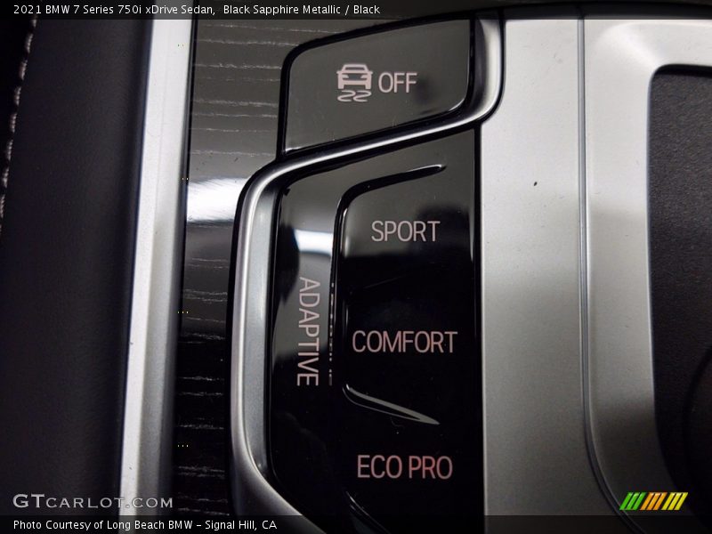 Black Sapphire Metallic / Black 2021 BMW 7 Series 750i xDrive Sedan