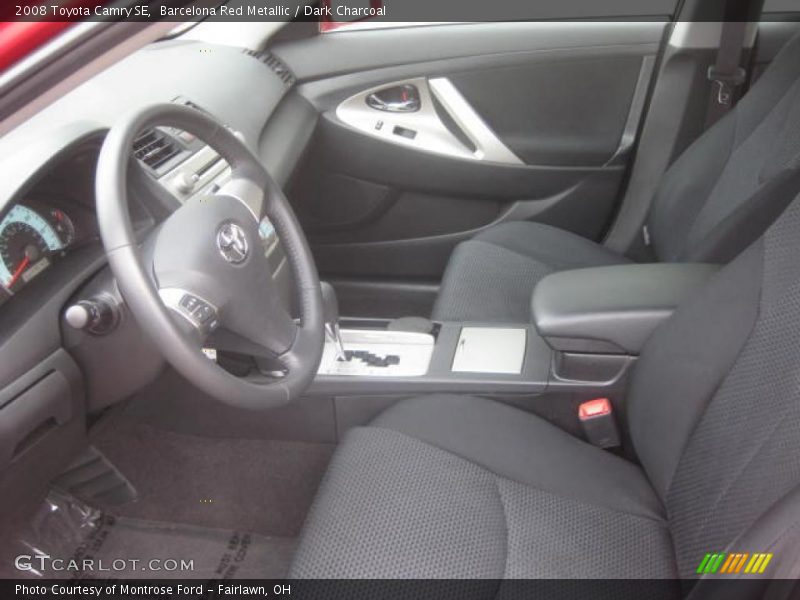 Barcelona Red Metallic / Dark Charcoal 2008 Toyota Camry SE