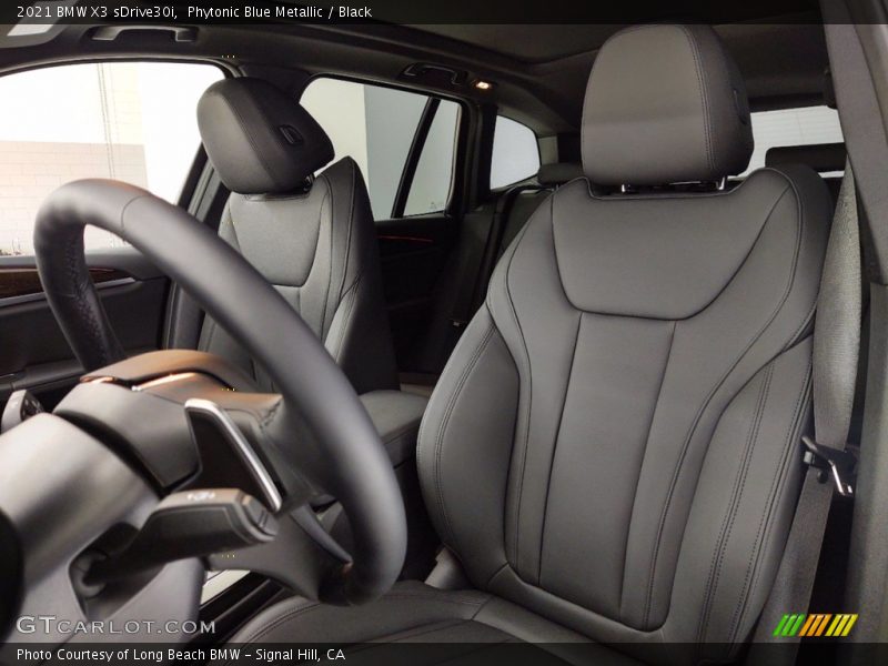Phytonic Blue Metallic / Black 2021 BMW X3 sDrive30i