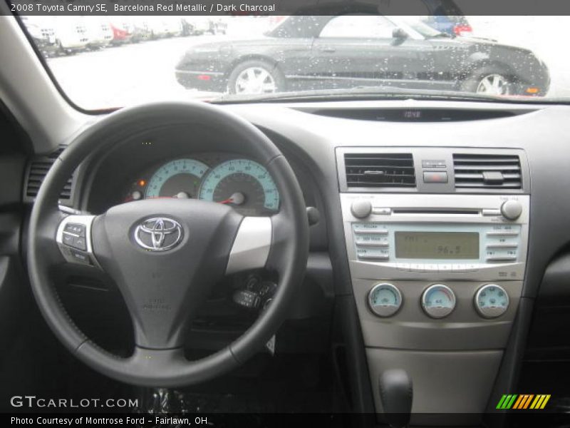 Barcelona Red Metallic / Dark Charcoal 2008 Toyota Camry SE