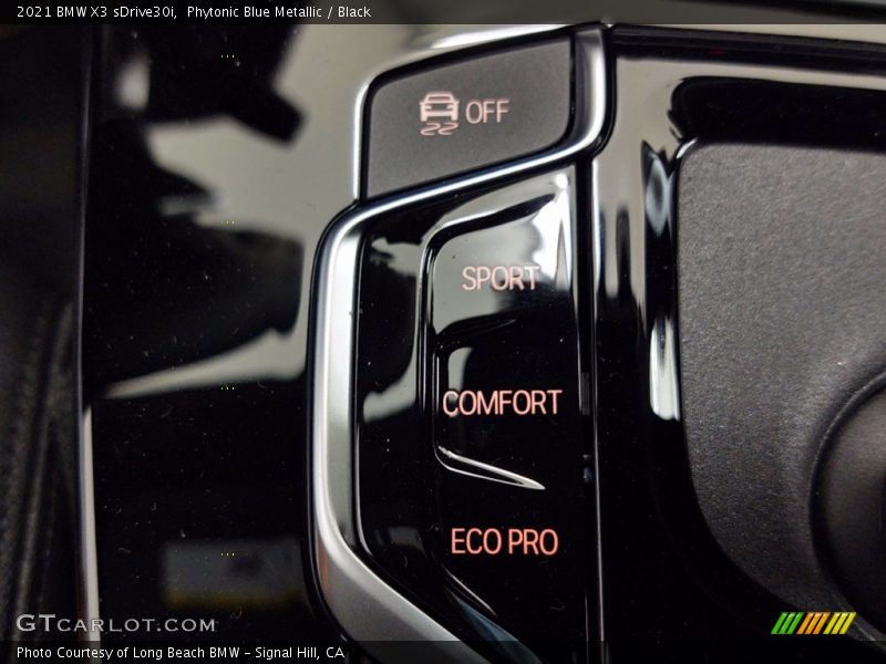 Phytonic Blue Metallic / Black 2021 BMW X3 sDrive30i