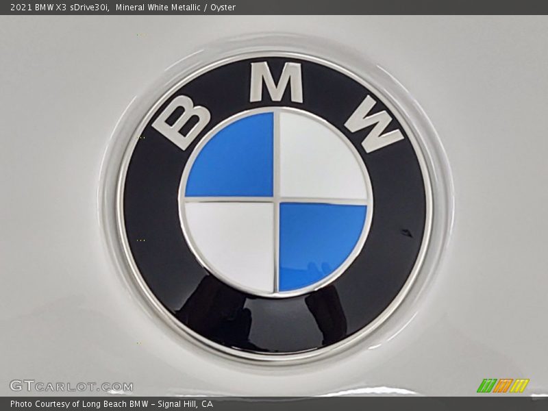 Mineral White Metallic / Oyster 2021 BMW X3 sDrive30i