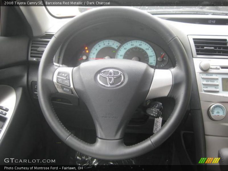 Barcelona Red Metallic / Dark Charcoal 2008 Toyota Camry SE