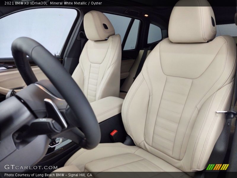 Mineral White Metallic / Oyster 2021 BMW X3 sDrive30i