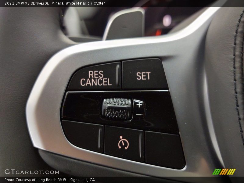 Mineral White Metallic / Oyster 2021 BMW X3 sDrive30i