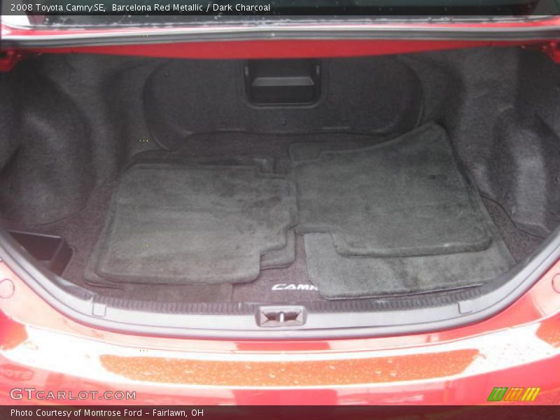 Barcelona Red Metallic / Dark Charcoal 2008 Toyota Camry SE