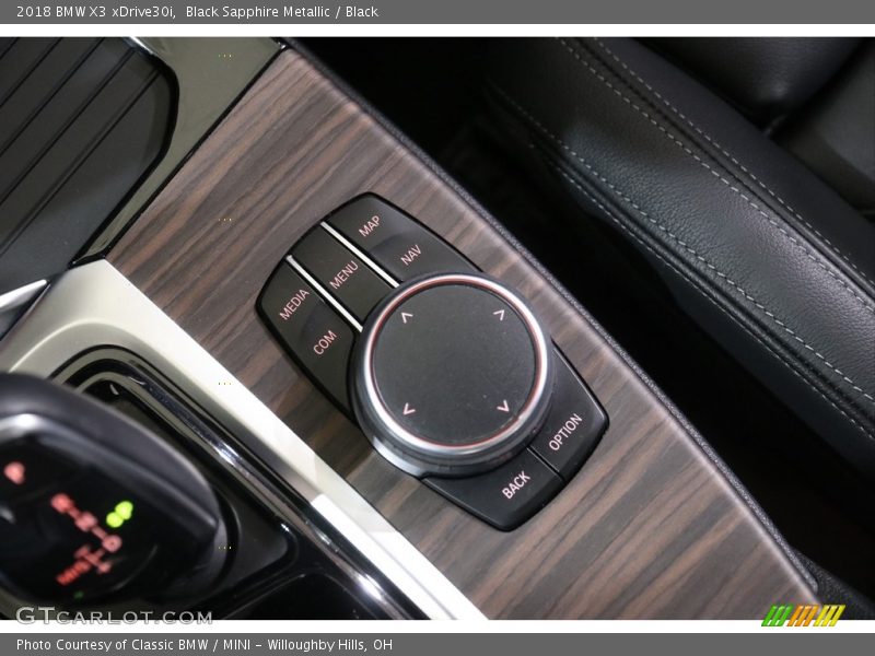 Black Sapphire Metallic / Black 2018 BMW X3 xDrive30i