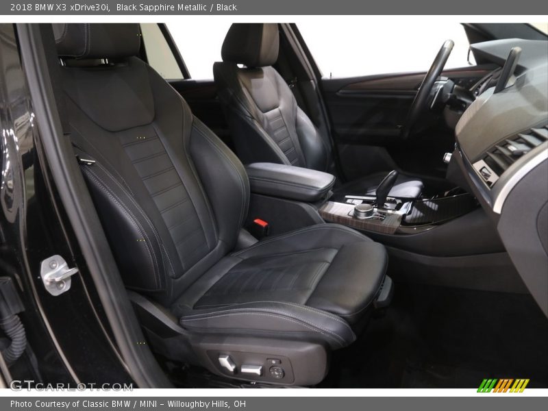 Black Sapphire Metallic / Black 2018 BMW X3 xDrive30i