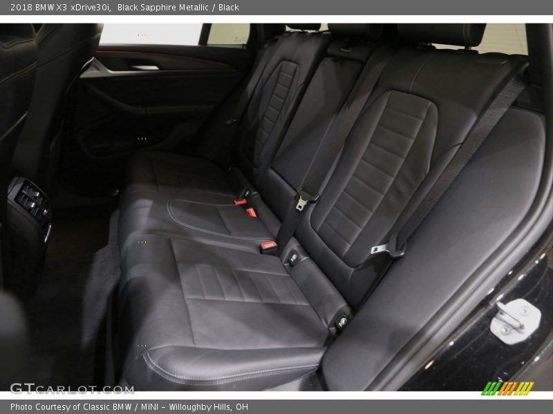 Black Sapphire Metallic / Black 2018 BMW X3 xDrive30i