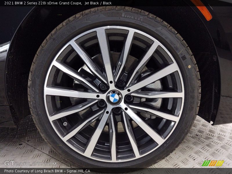 Jet Black / Black 2021 BMW 2 Series 228i sDrive Grand Coupe