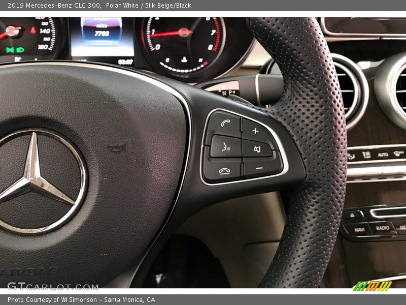 Polar White / Silk Beige/Black 2019 Mercedes-Benz GLC 300