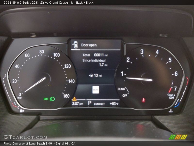 Jet Black / Black 2021 BMW 2 Series 228i sDrive Grand Coupe