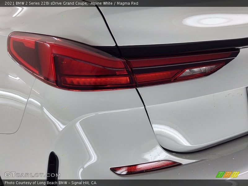 Alpine White / Magma Red 2021 BMW 2 Series 228i sDrive Grand Coupe