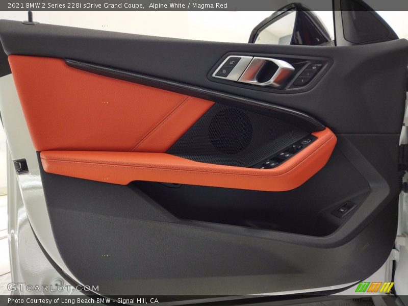 Alpine White / Magma Red 2021 BMW 2 Series 228i sDrive Grand Coupe