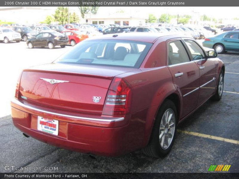 Inferno Red Crystal Pearl / Dark Slate Gray/Light Graystone 2006 Chrysler 300 C HEMI Heritage Editon
