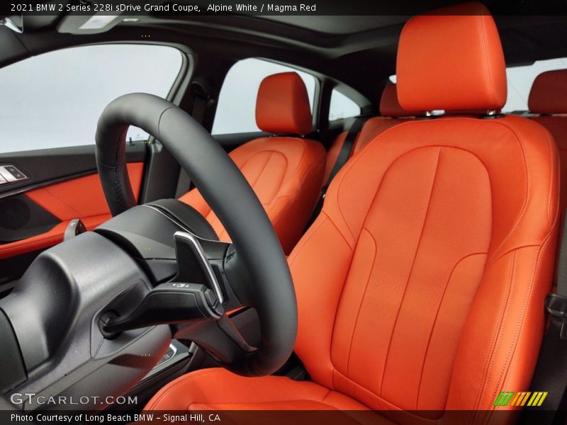 Alpine White / Magma Red 2021 BMW 2 Series 228i sDrive Grand Coupe