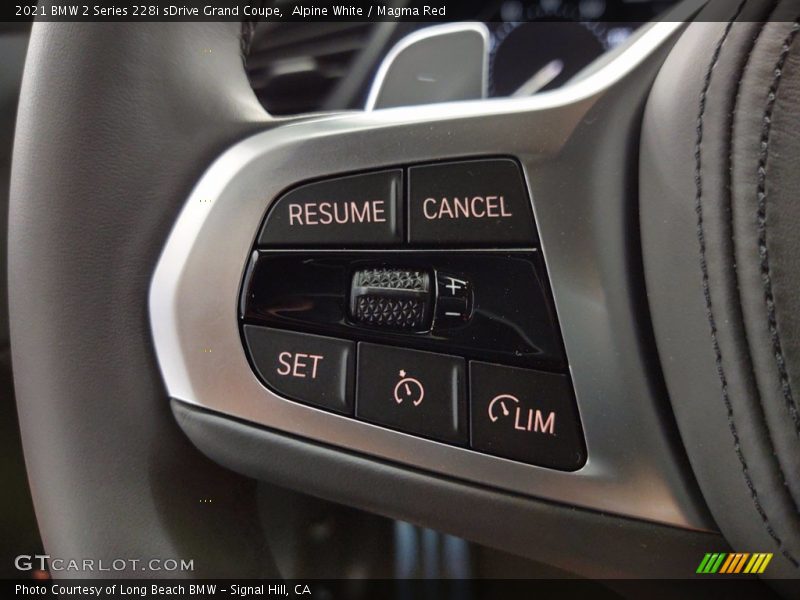 Alpine White / Magma Red 2021 BMW 2 Series 228i sDrive Grand Coupe
