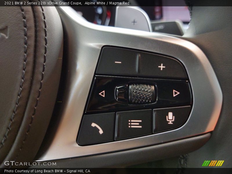 Alpine White / Magma Red 2021 BMW 2 Series 228i sDrive Grand Coupe