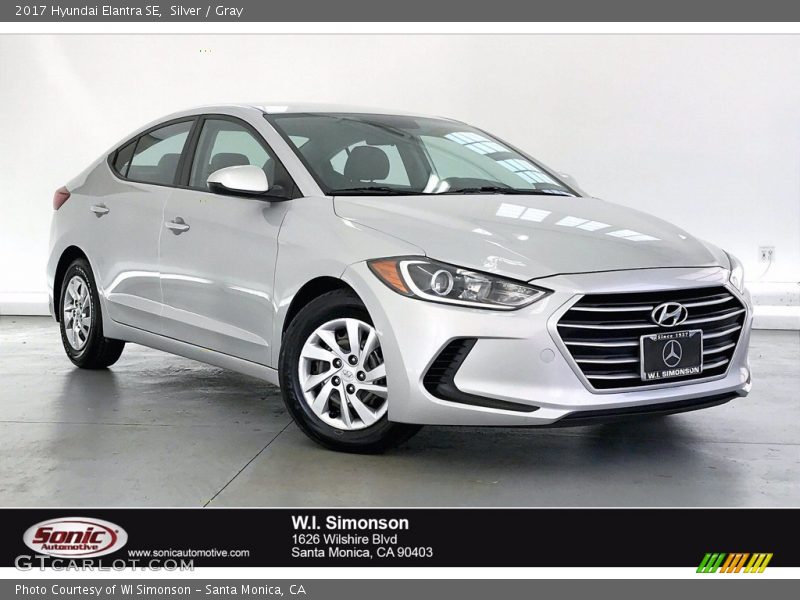 Silver / Gray 2017 Hyundai Elantra SE