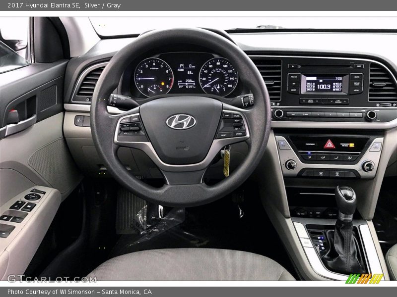 Silver / Gray 2017 Hyundai Elantra SE