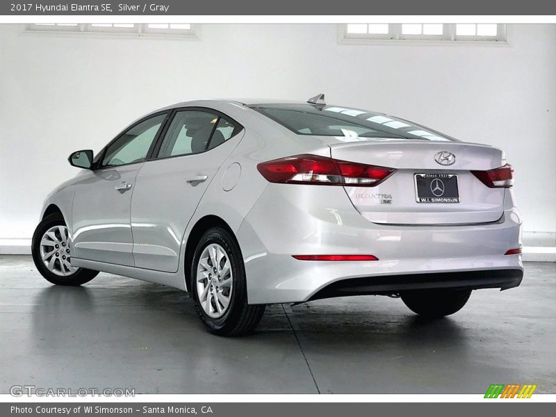 Silver / Gray 2017 Hyundai Elantra SE