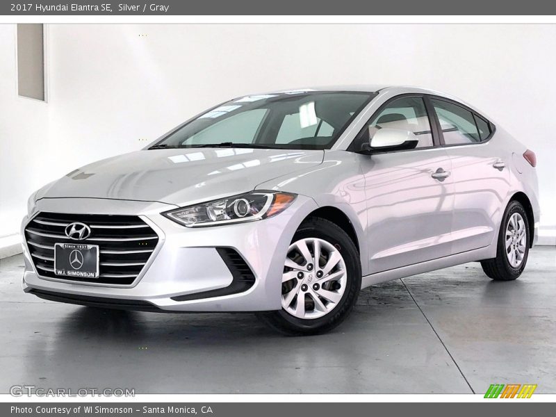 Silver / Gray 2017 Hyundai Elantra SE