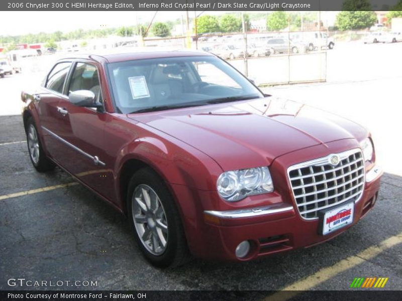 Inferno Red Crystal Pearl / Dark Slate Gray/Light Graystone 2006 Chrysler 300 C HEMI Heritage Editon