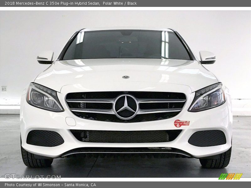 Polar White / Black 2018 Mercedes-Benz C 350e Plug-in Hybrid Sedan
