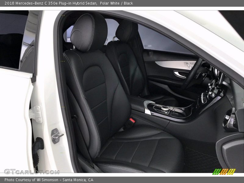 Polar White / Black 2018 Mercedes-Benz C 350e Plug-in Hybrid Sedan