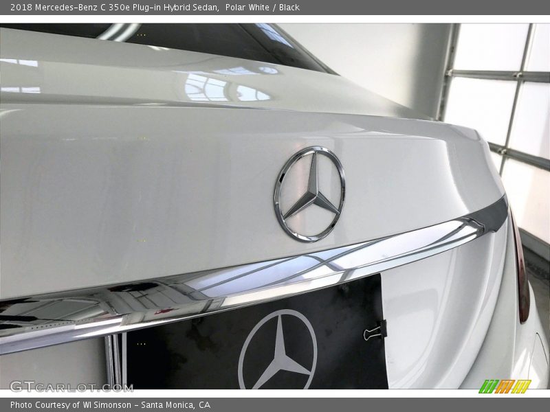 Polar White / Black 2018 Mercedes-Benz C 350e Plug-in Hybrid Sedan