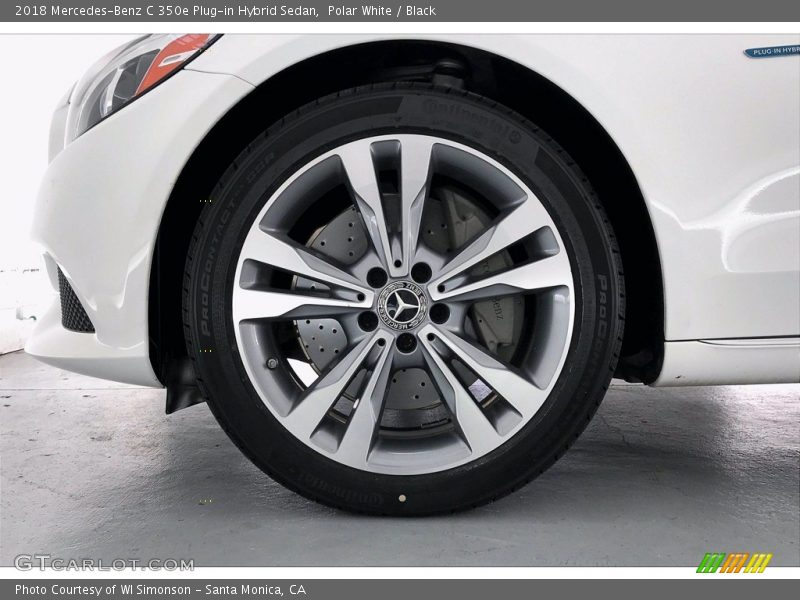 Polar White / Black 2018 Mercedes-Benz C 350e Plug-in Hybrid Sedan
