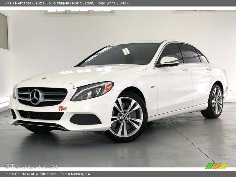 Polar White / Black 2018 Mercedes-Benz C 350e Plug-in Hybrid Sedan