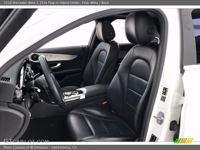 Polar White / Black 2018 Mercedes-Benz C 350e Plug-in Hybrid Sedan