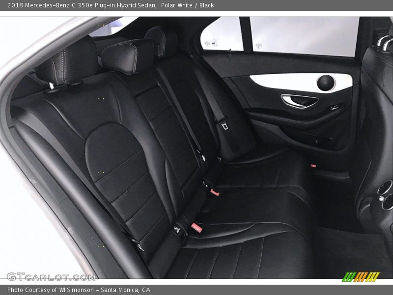 Polar White / Black 2018 Mercedes-Benz C 350e Plug-in Hybrid Sedan