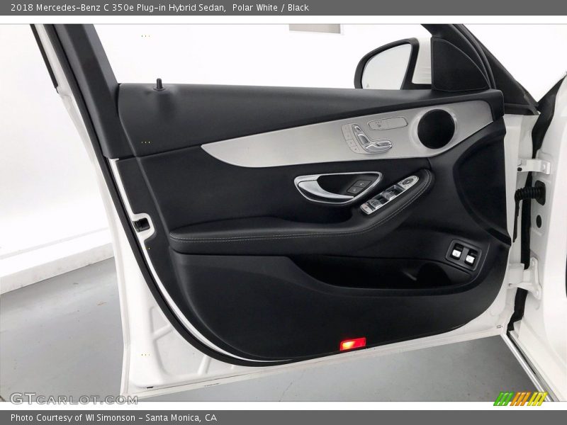 Polar White / Black 2018 Mercedes-Benz C 350e Plug-in Hybrid Sedan